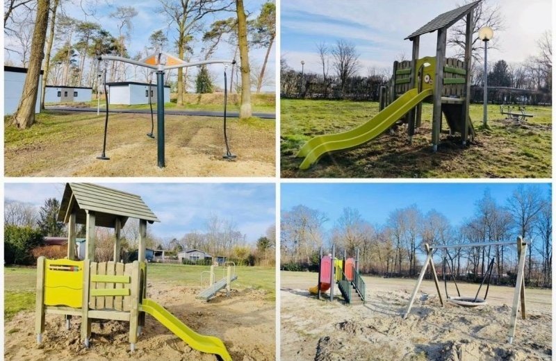 Nieuwe speeltuinen vervangen/geplaatst