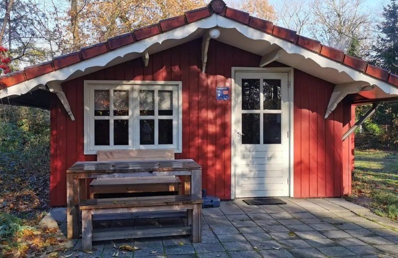 Zweedse stuga camping twente